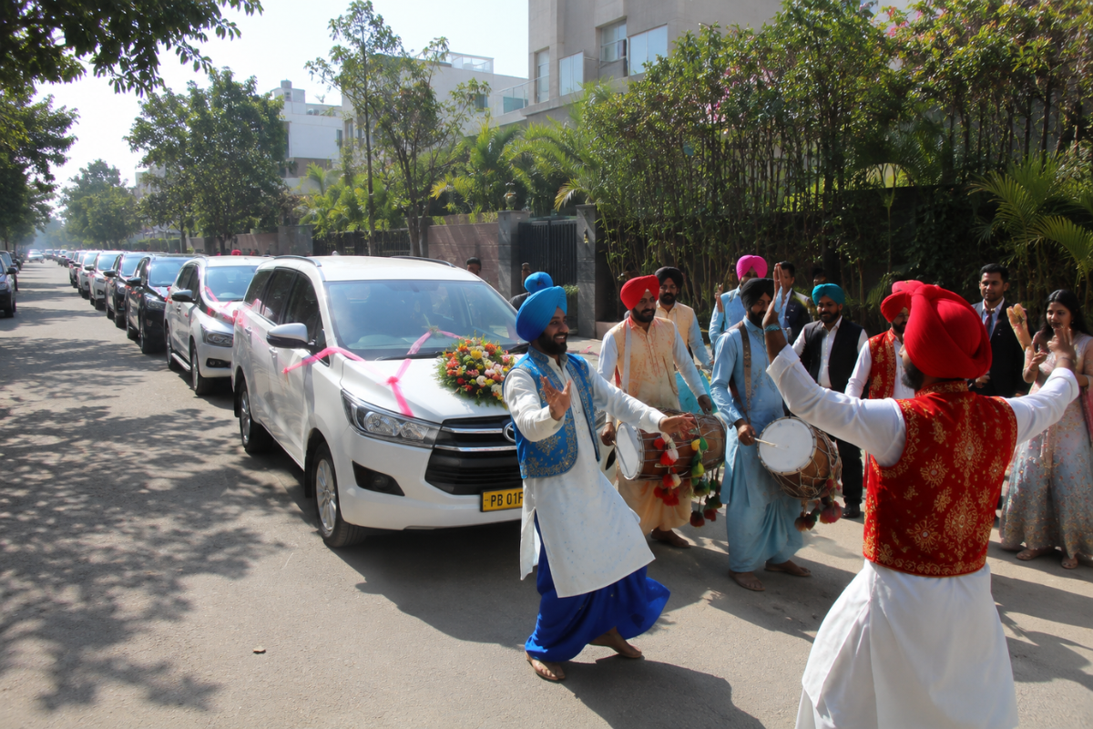 Wedding in Punjab or Tricity contact Virk Tour Travels