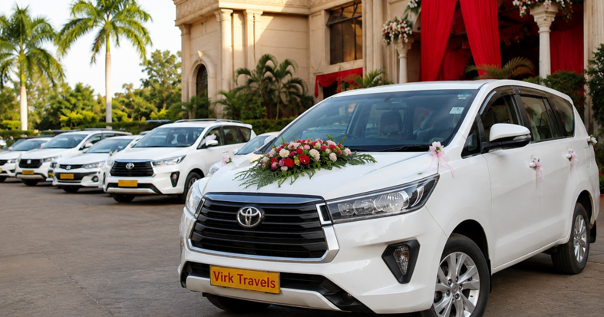 Wedding Season Taxi Booking With Virk Tour Travels