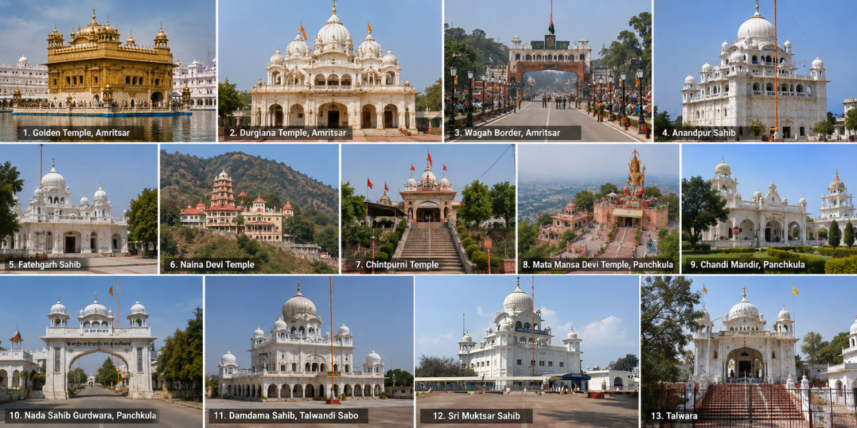 13 Religious Trips You Can Do by Cab From Chandigarh