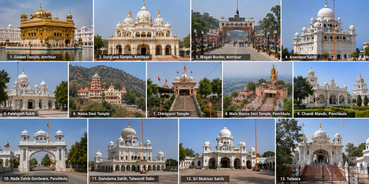 13 cultural places to visit by cab of Virk Tour Travels